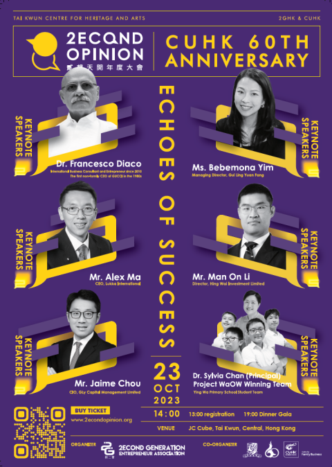 2econd Opinion | CUHK 60th Anniversay